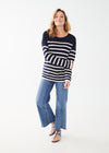 Long Sleeve Striped Sweater