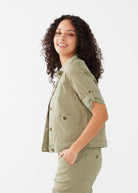 CROPPED CARGO JACKET