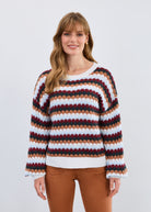Boat neck sweater