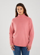 LONG SLEEVE COWL NECK SWEATER