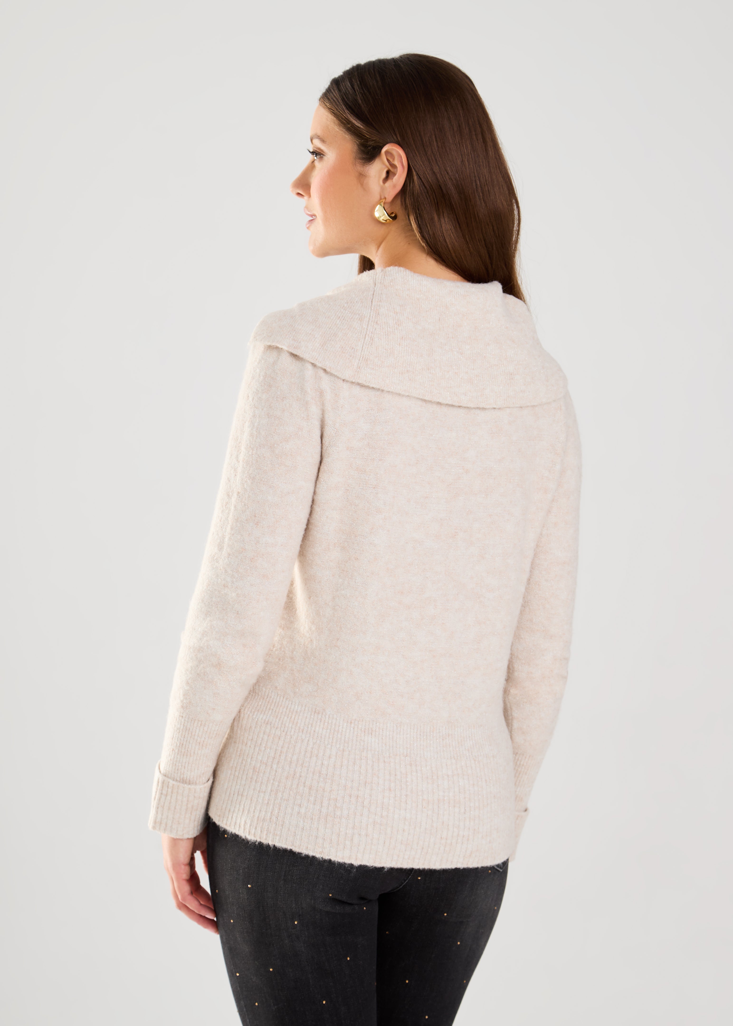 BOW NECK SWEATER