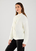 LONG SLEEVE MOCK SWEATER