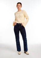 LONG SLEEVE BOAT NECK SWEATER