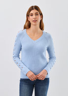 Long sleeve v-neck sweater
