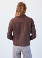 faux suede jacket