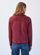 faux suede jacket