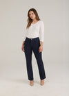Pantalon Olivia bootleg petite, marine