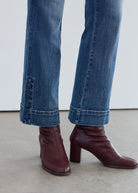 pull-on boot ankle