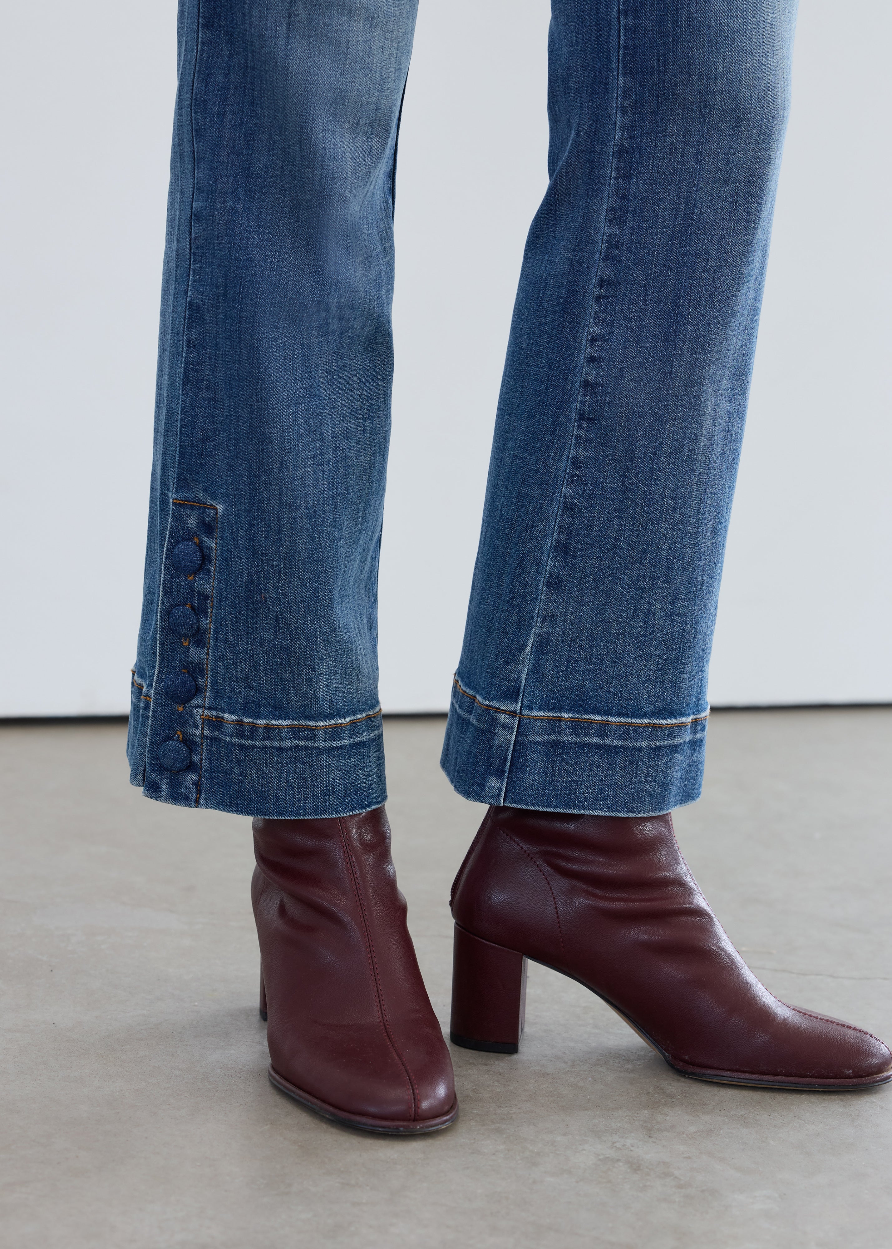 pull-on boot ankle