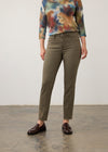 Jean Olivia cheville slim, olive