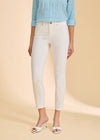 Olivia Slim Ankle Denim, White