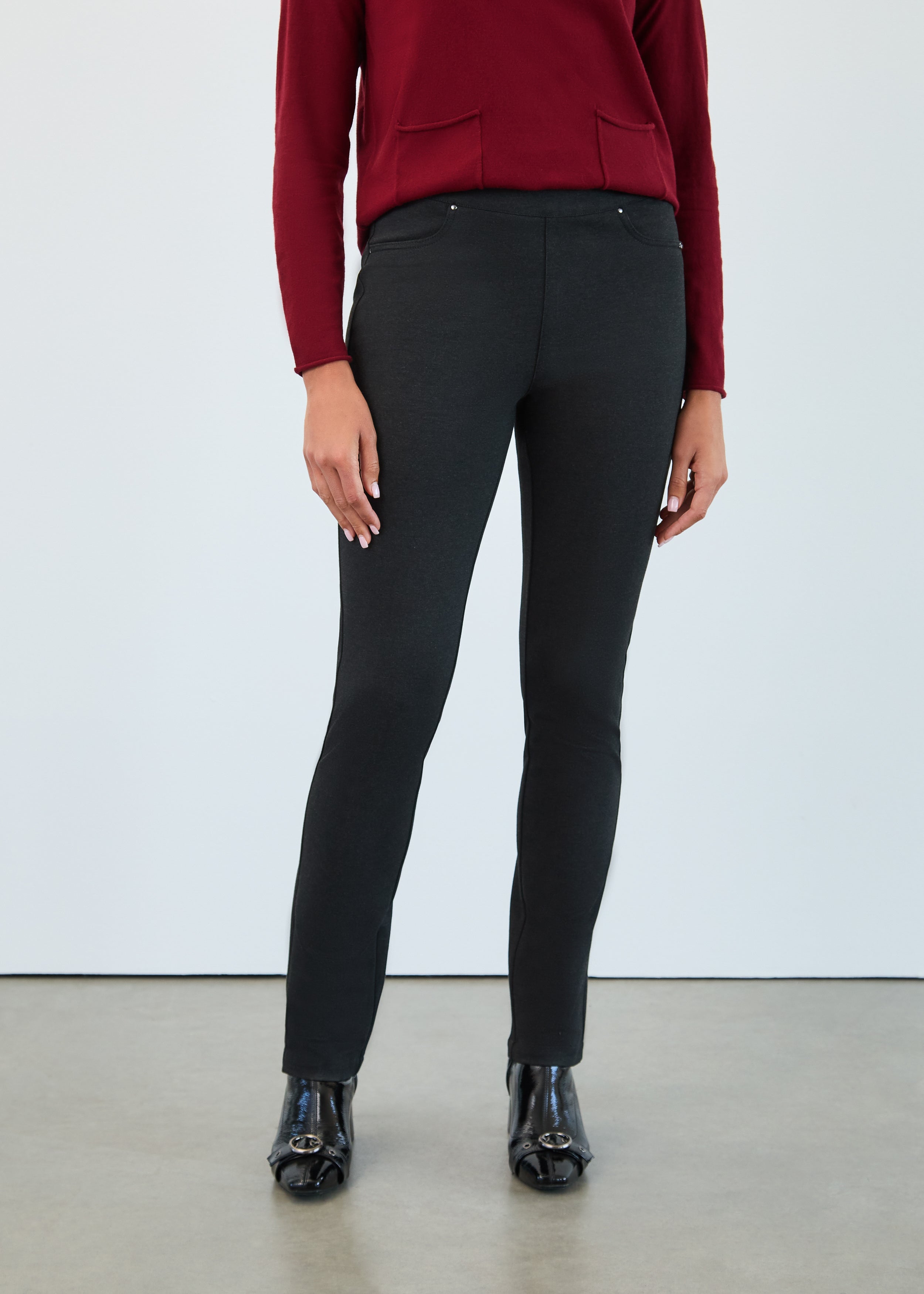 pull-on slim jegging