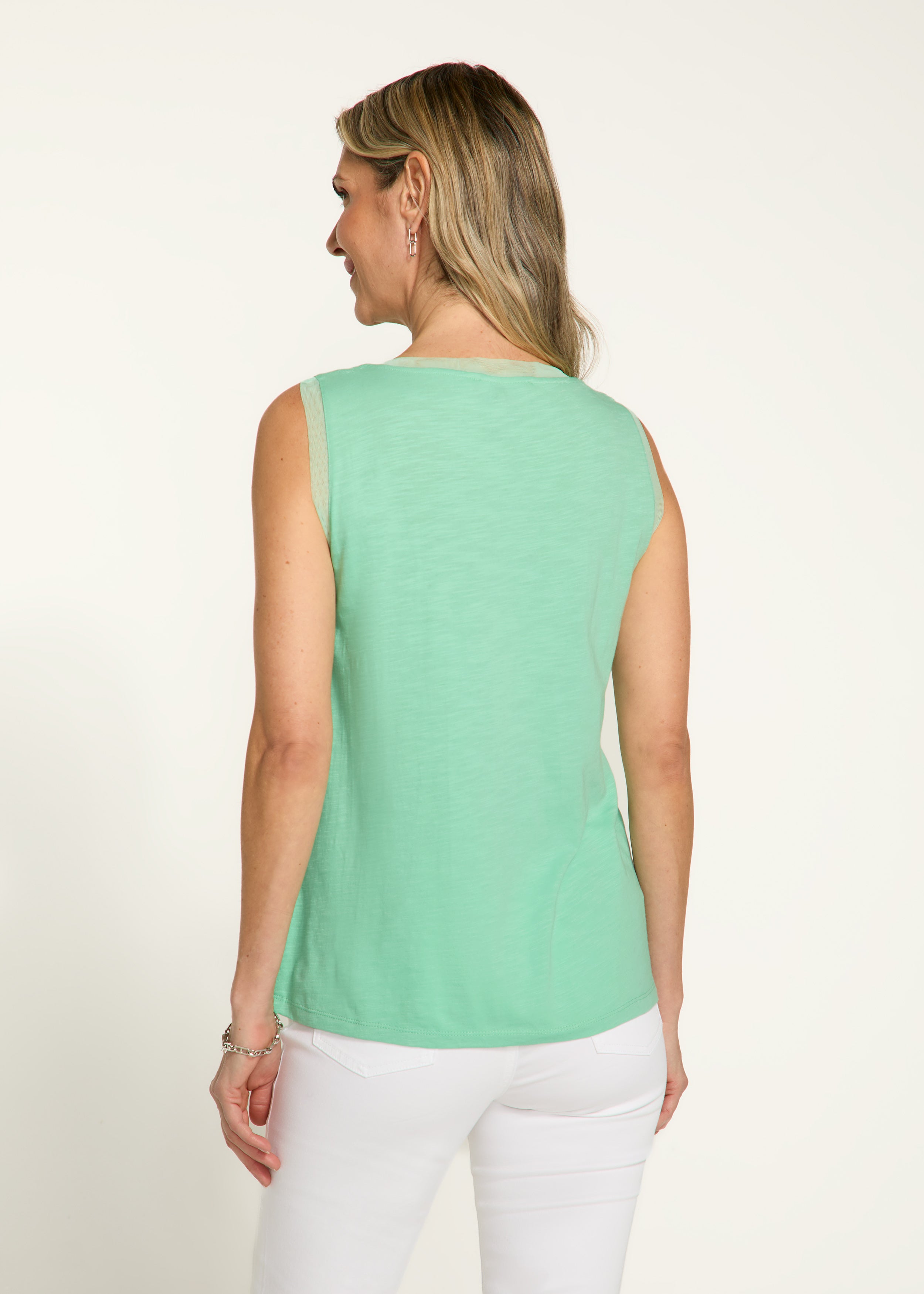 Boat neck cami