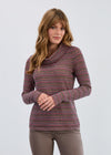 long sleeve cowl neck top