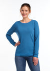 LONG SLEEVE BOAT NECK TOP