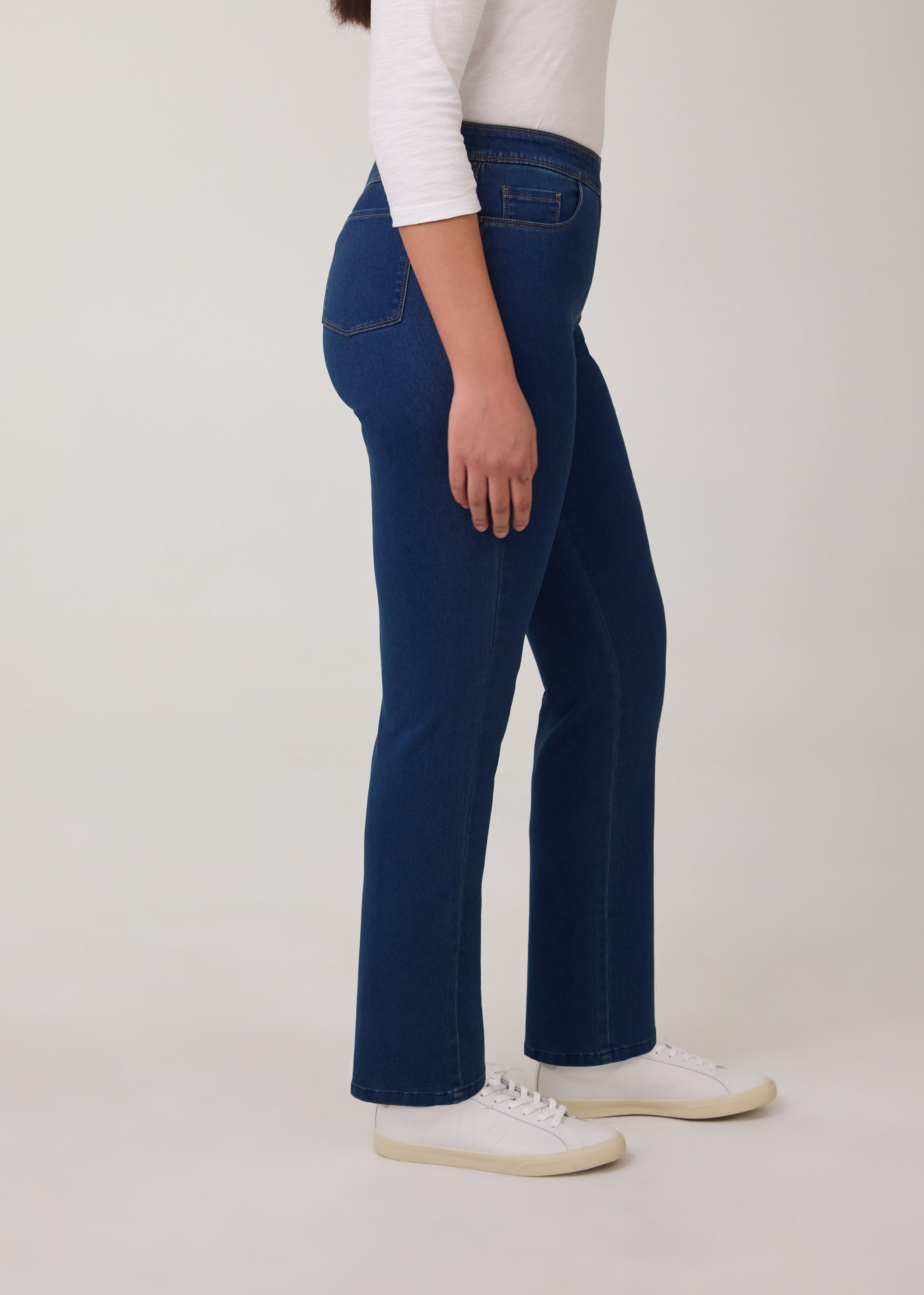 Indigo Pull-On Bootcut Denim, Indigo image 7 by French Dressing Jeans (FDJ)