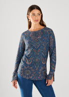 LONG SLEEVE RIB TOP