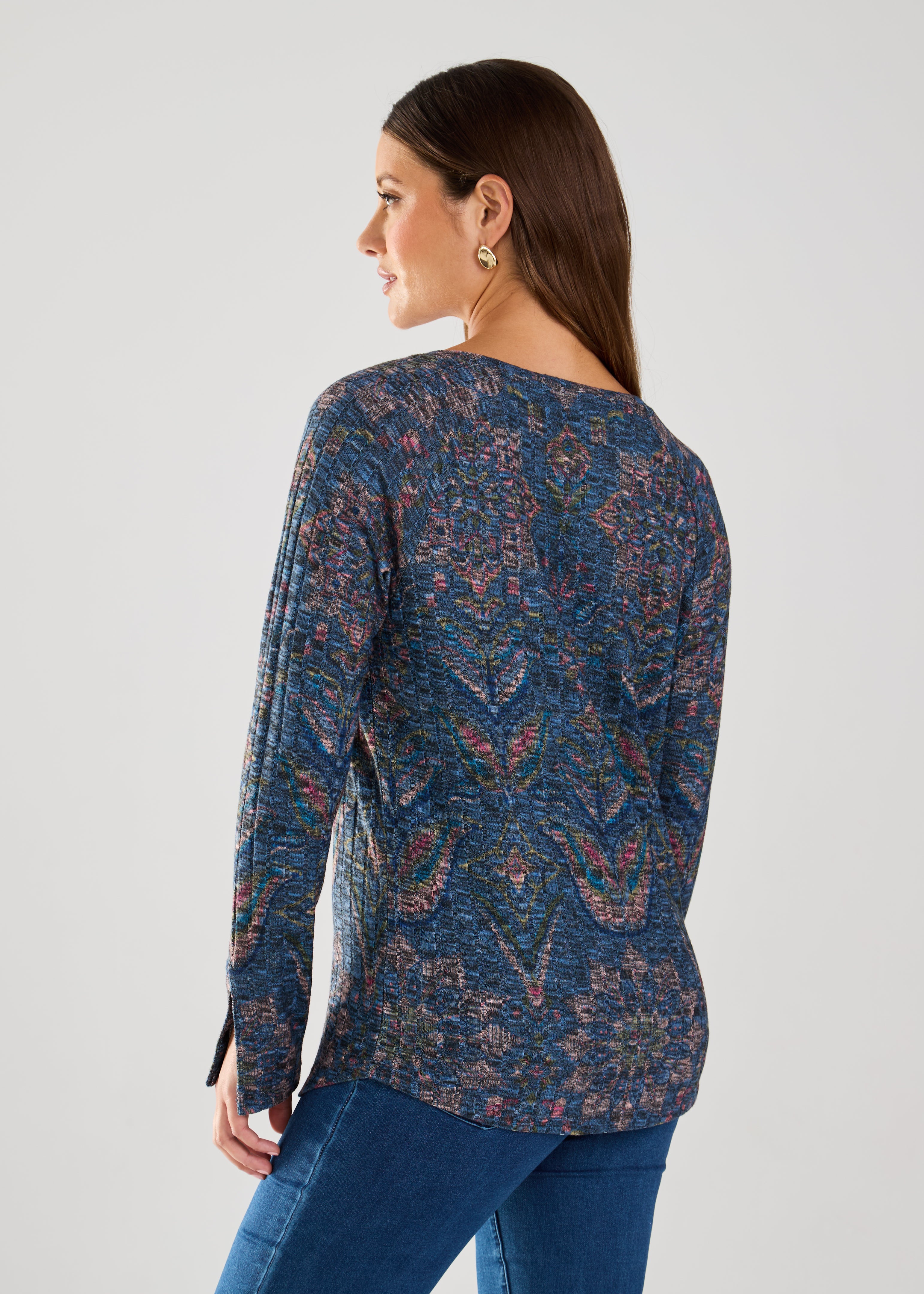 LONG SLEEVE RIB TOP