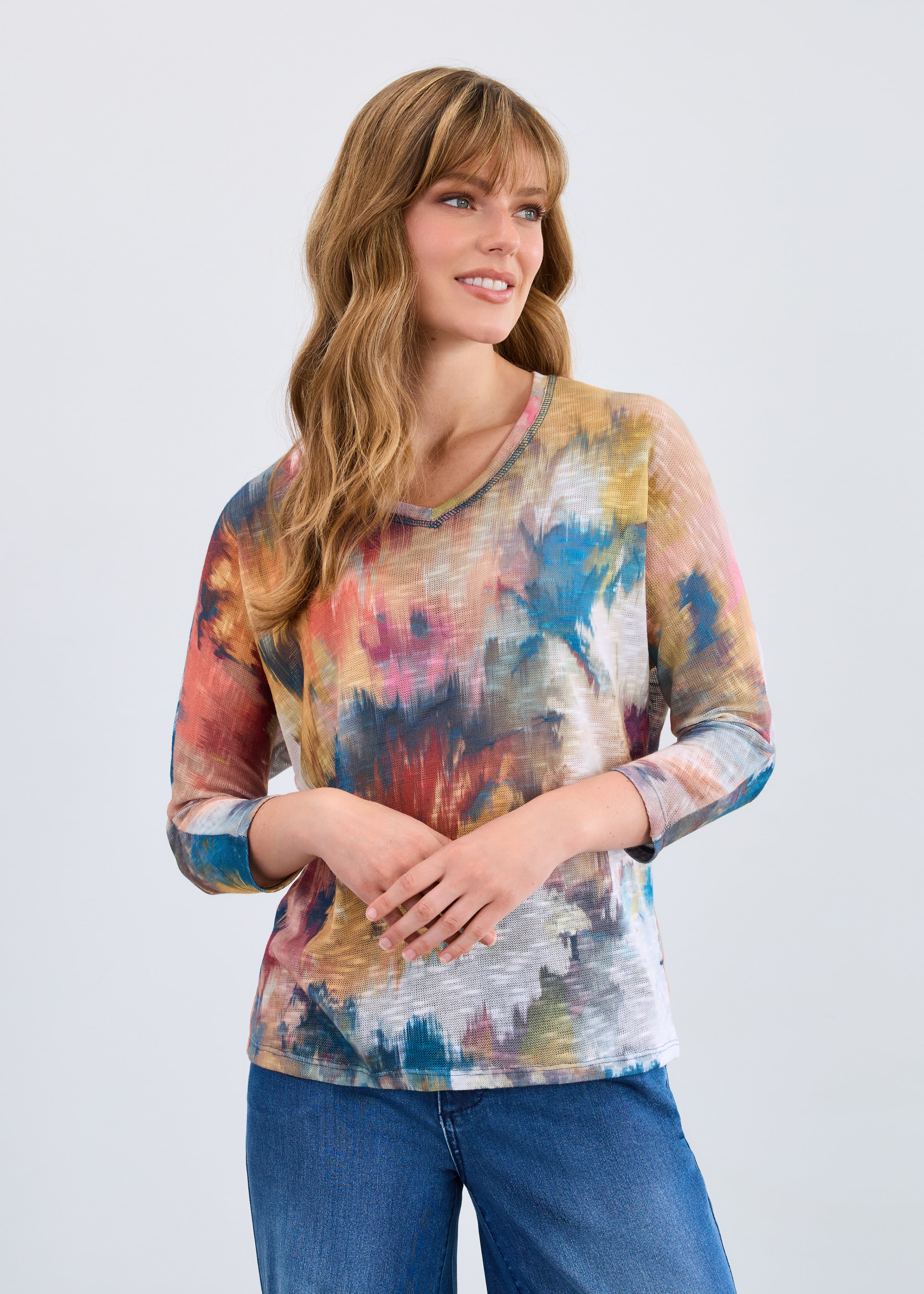 Dolman v-neck top