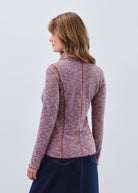 long sleeve cowl neck top