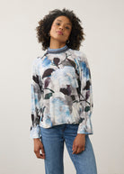 Rebe 3/4 Sleeve Embellished Top, Rebecca Floral image 9 by French Dressing Jeans (FDJ)