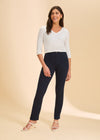 Petite Suzanne Straight Leg Denim, Navy