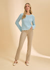 Petite Suzanne Straight Leg Denim, Sand