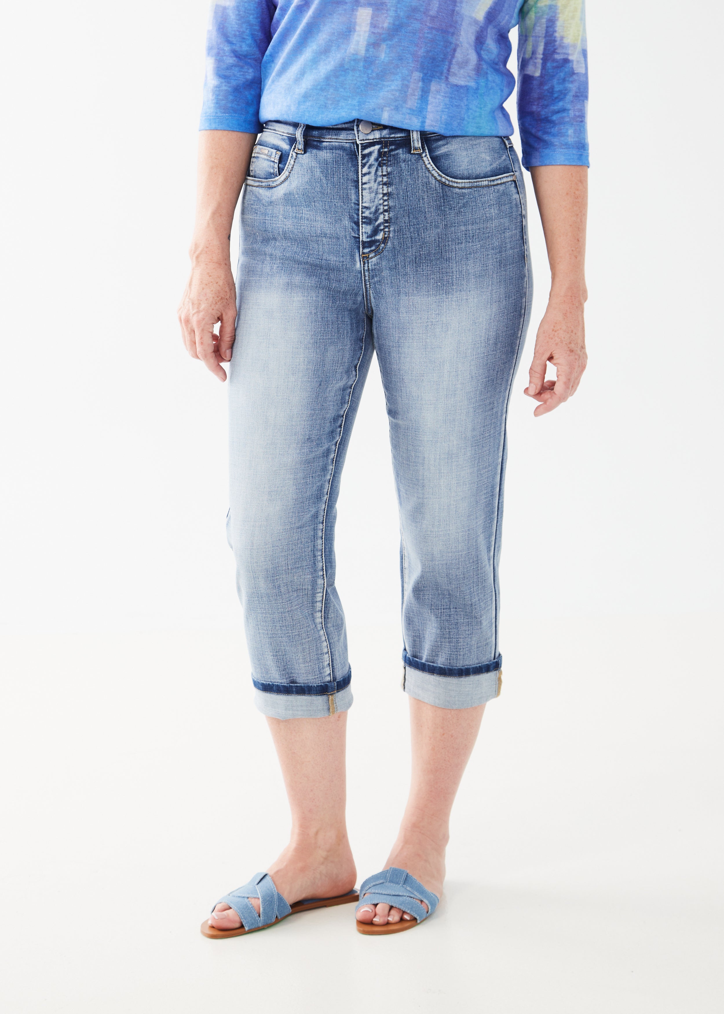 Suzanne Capri Denim French Dressing Jeans Inc