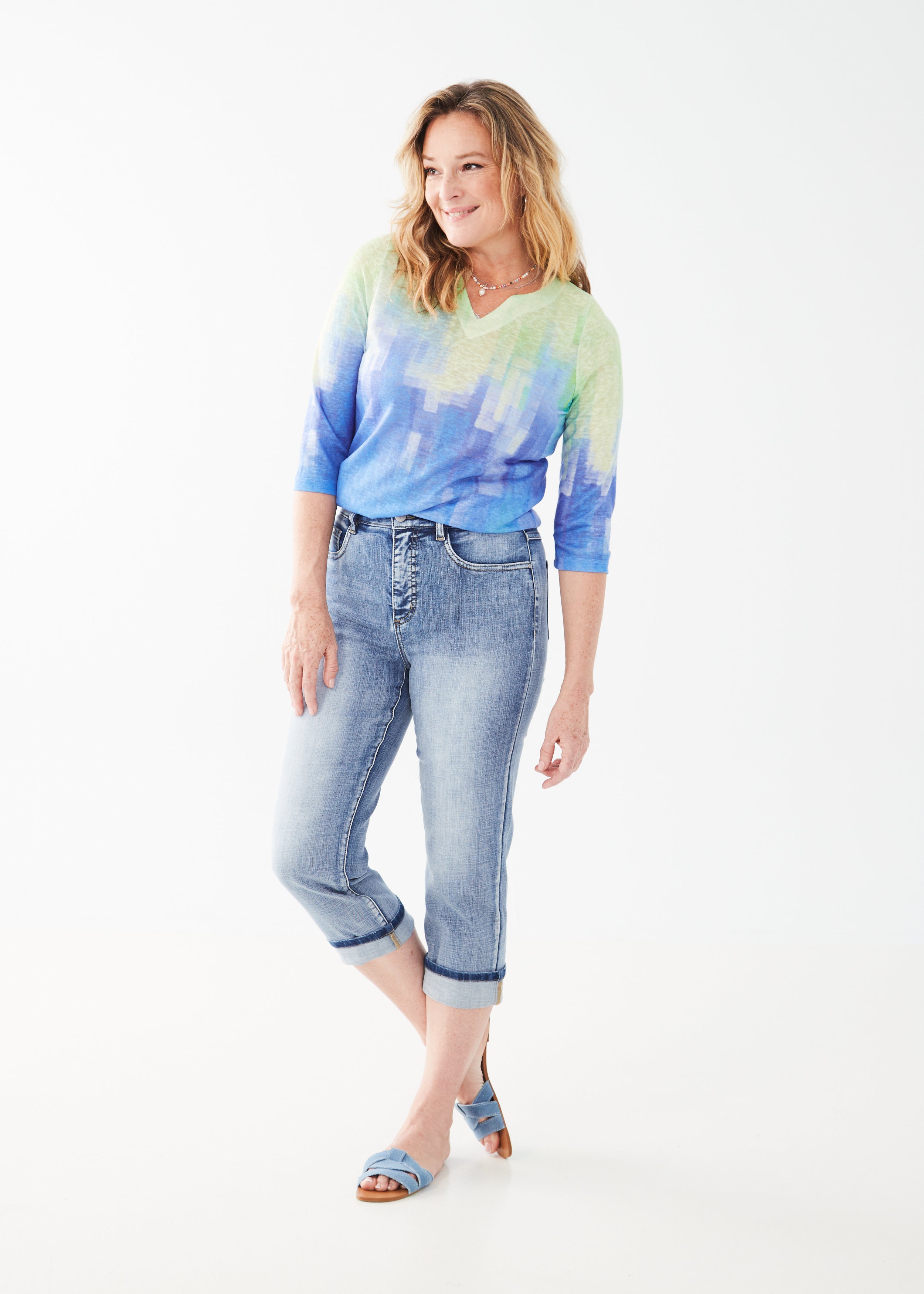 Suzanne Capri Denim French Dressing Jeans Inc