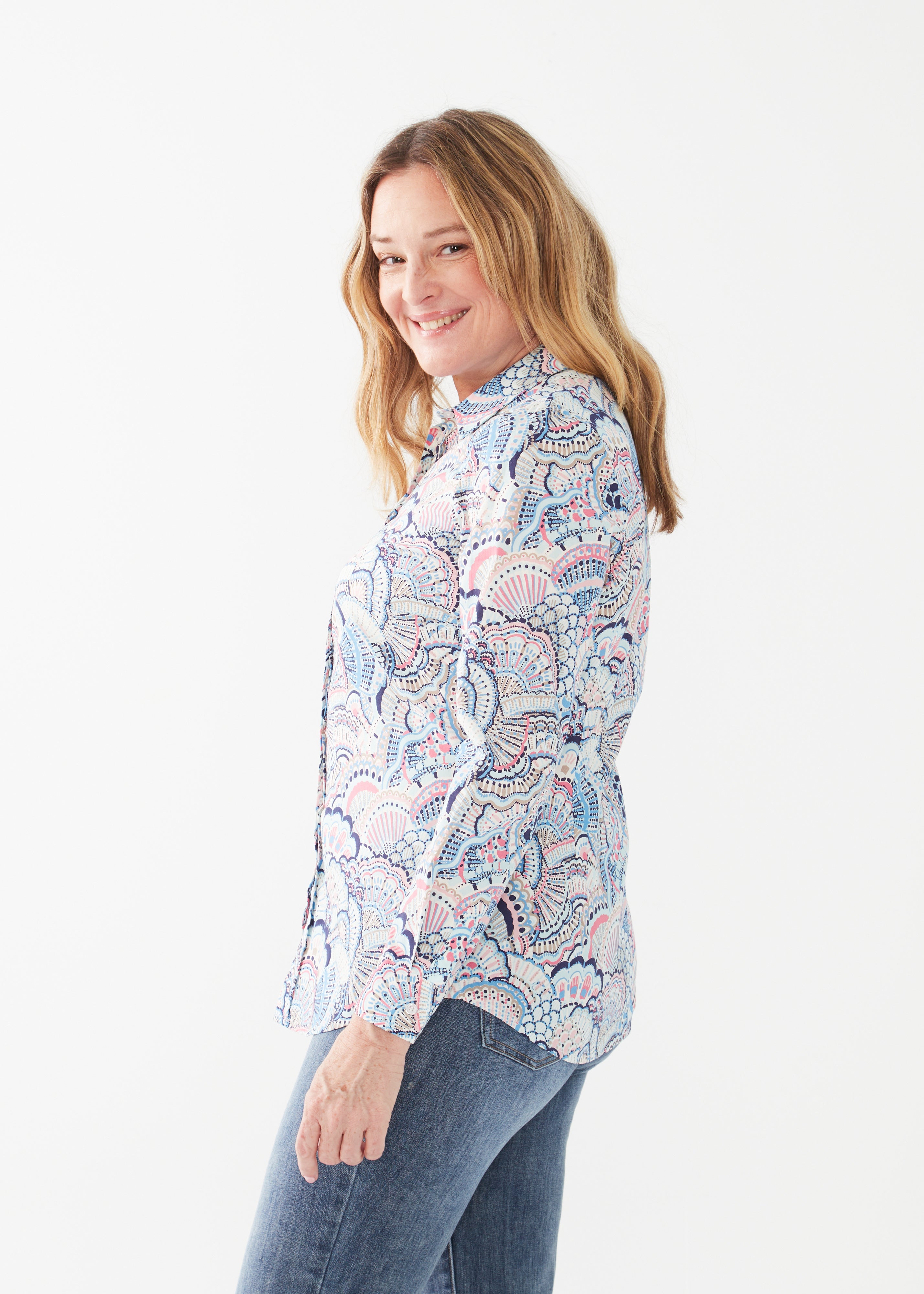 PRINTED CLASSIC LONG SLEEVE SHIRT