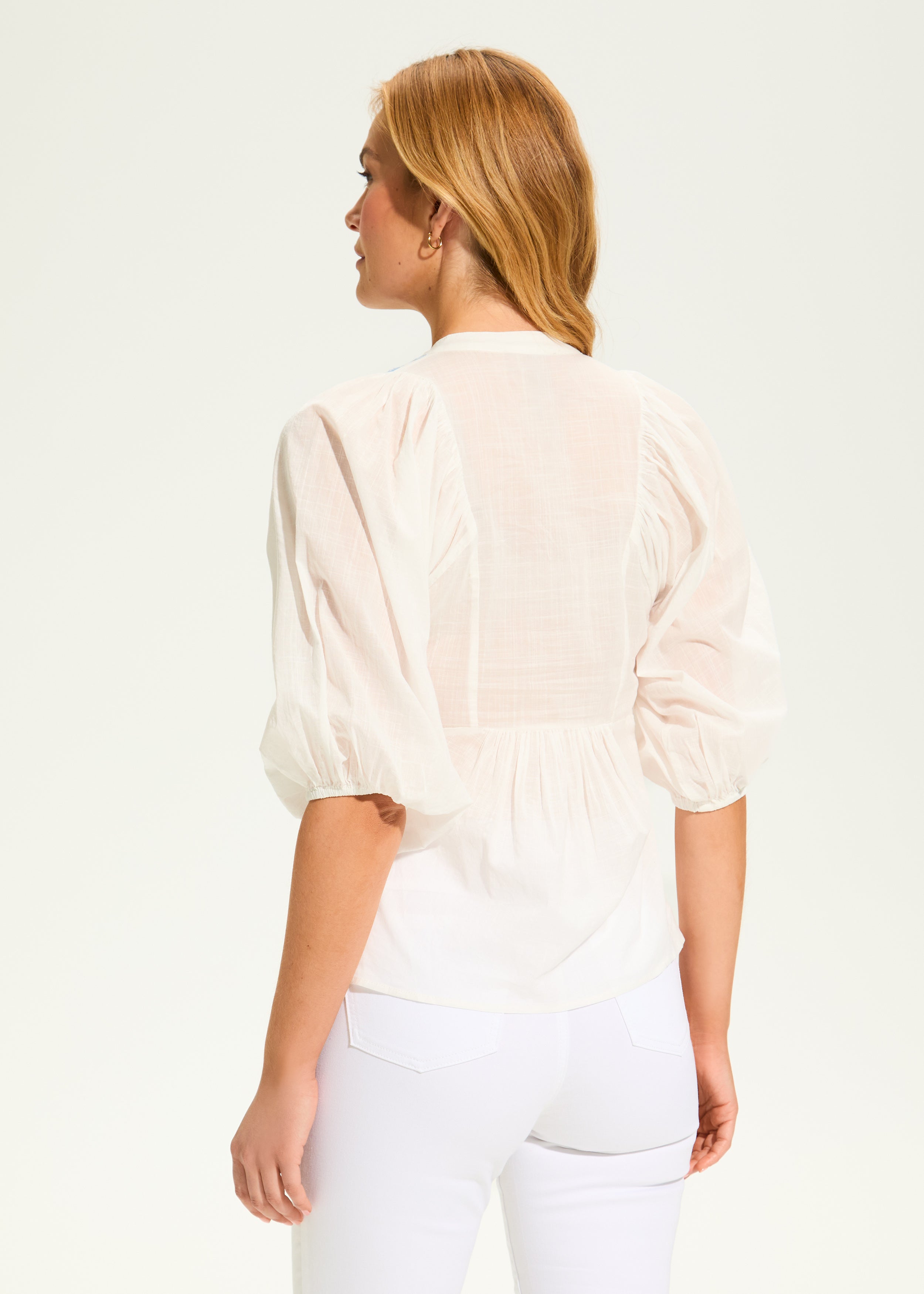 Embellished Applique Blouse