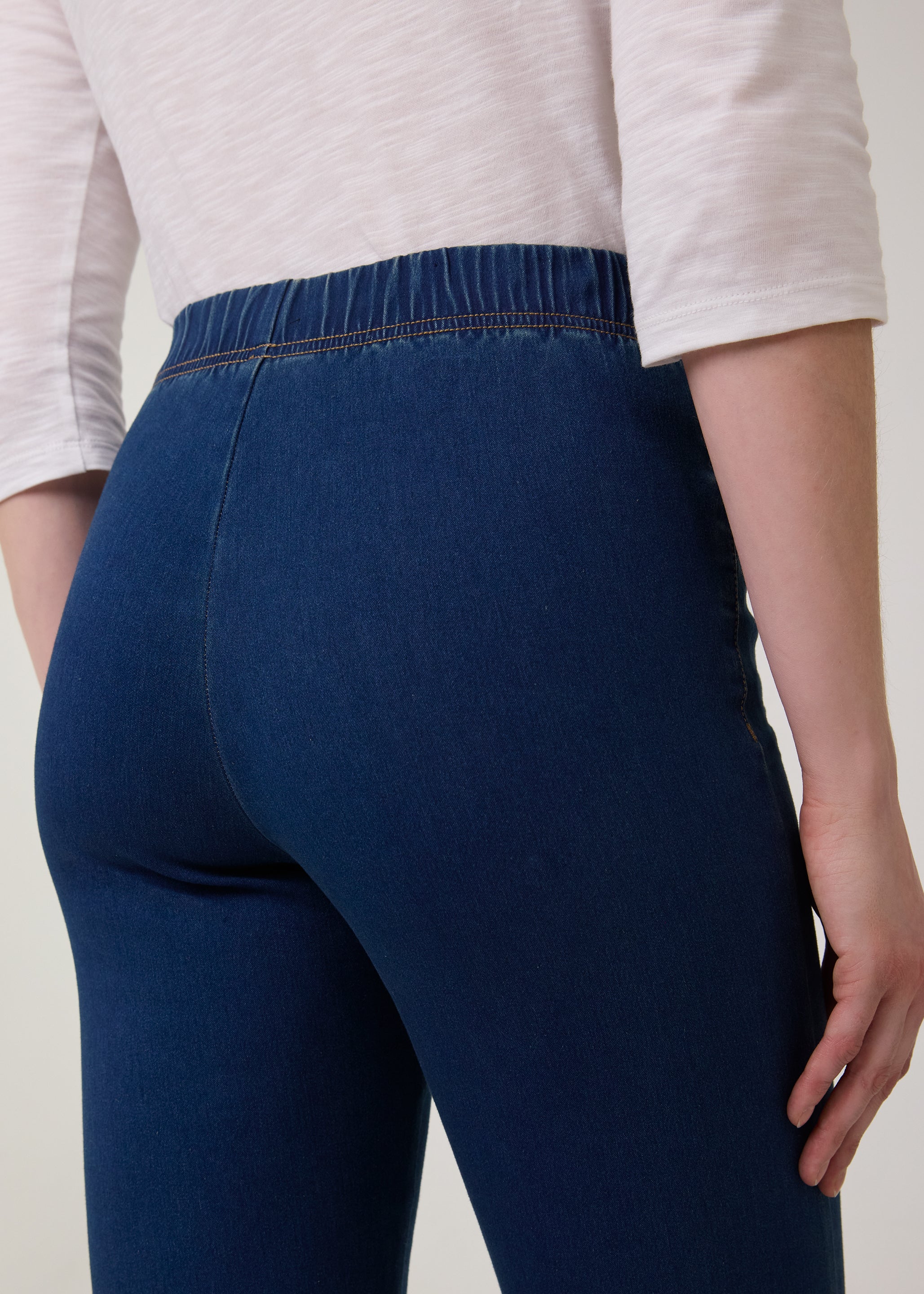 Indigo Pull-On Bootcut Denim, Indigo image 5 by French Dressing Jeans (FDJ)