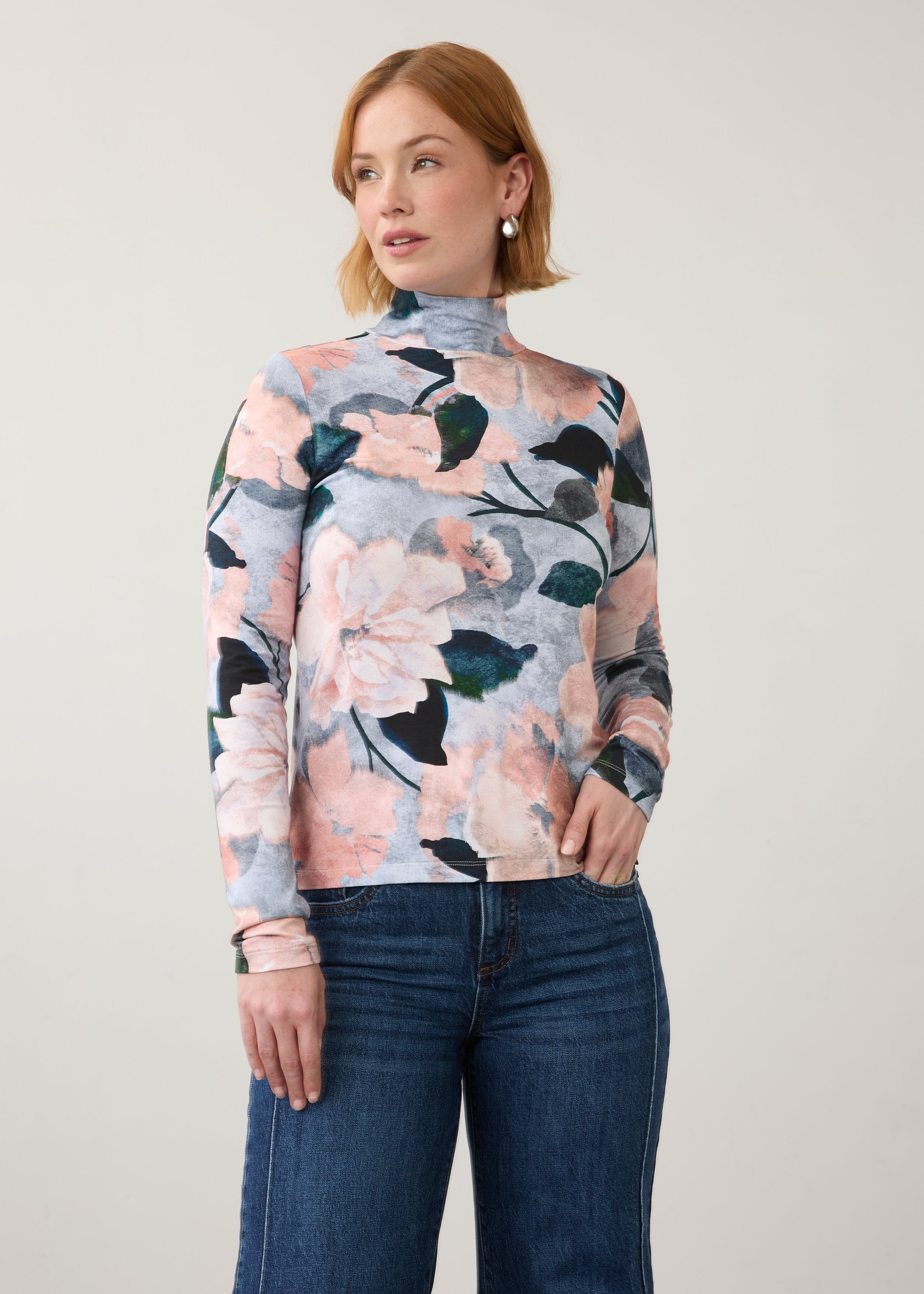 Rebe 3/4 Sleeve Embellished Top, Rebecca Floral image 13 by French Dressing Jeans (FDJ)