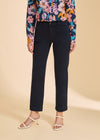 Navy pants close-up with front pockets by French Dressing Jeans (FDJ)