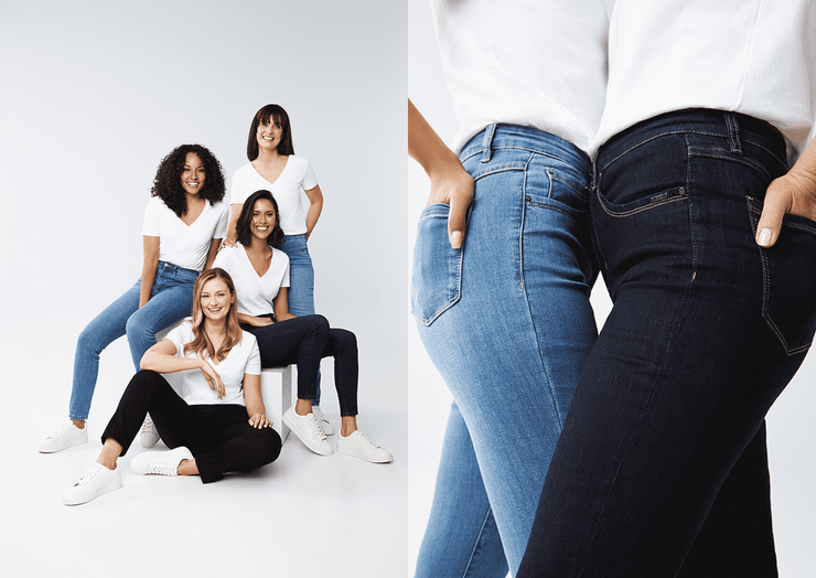 Jean Peggy à jambe droite, taille Petite French Dressing Jeans Inc.