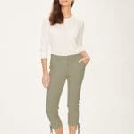 Olivia Straight Ruched Cargo Crop Image 3