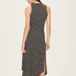 Sleeveless Striped Maxi Dress Image 1