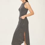 Sleeveless Striped Maxi Dress Image 2