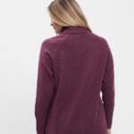 Cowlneck long sleeve sweater Image 7