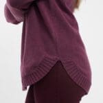 Cowlneck long sleeve sweater Image 9