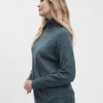 Cowlneck long sleeve sweater Image 12