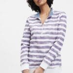 Striped 1/2 Zip Pull-Over Image 0