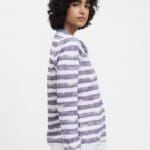Striped 1/2 Zip Pull-Over Image 2