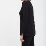 Notched Long Sleeve Top Image 2