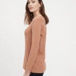 Notched Long Sleeve Top Image 5