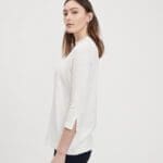 Notched Long Sleeve Top Image 7